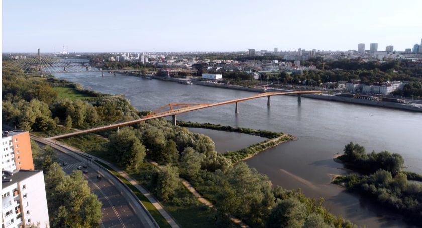 Kładka piesza nad Wisłą 