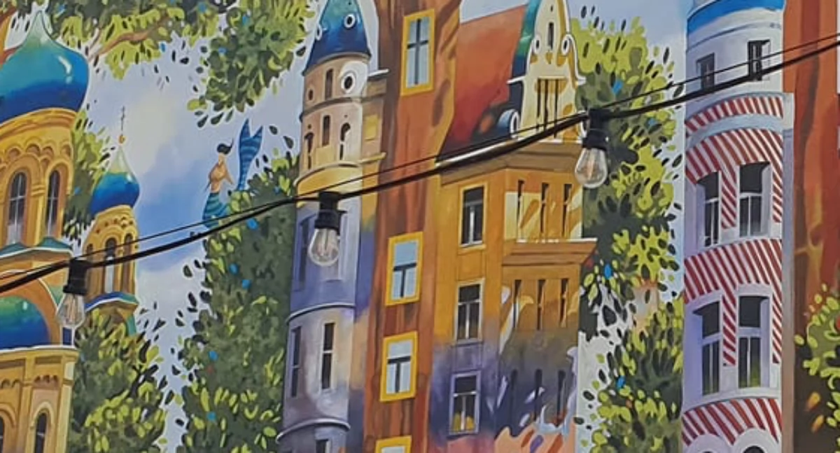 Warto zobaczyć, „Dżungla miejska” mural Tytusa Brzozowskiego Pradze Północ - zdjęcie, fotografia