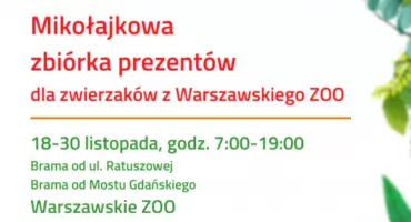Mikołajkowa pomoc dla mieszkańców warszawskiego ZOO – przyłącz się do akcji!